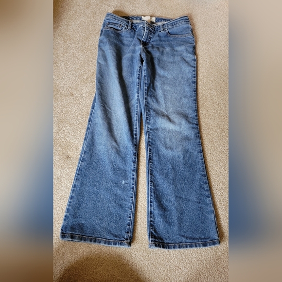 Sonoma original fit women's 6p bootcut mid-rise stretch blue jeans. Used - Picture 2 of 9